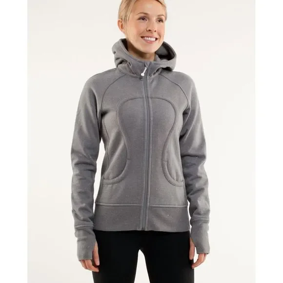 Lululemon scuba gray sparkle hoodie jacket - Picture 9 of 9